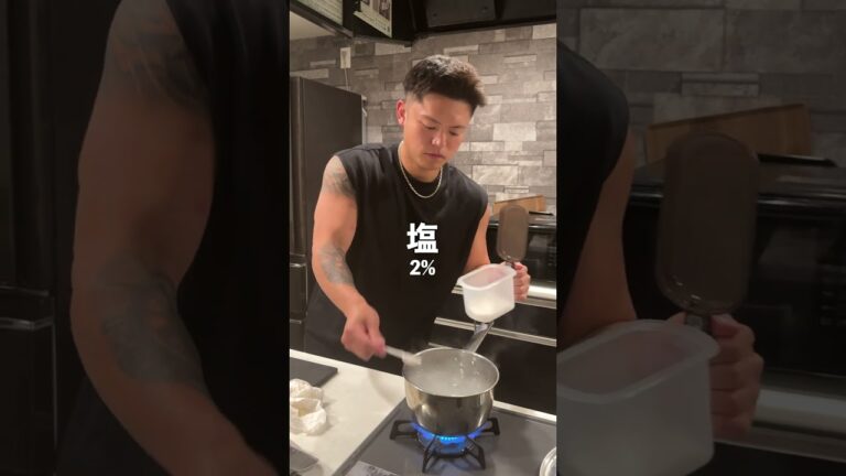 【今が旬！ホタテとトマトを使った！】冷製和風カッペリーニ #マッチョ #元カレ #パスタ #料理男子 #料理男子 #男子ご飯