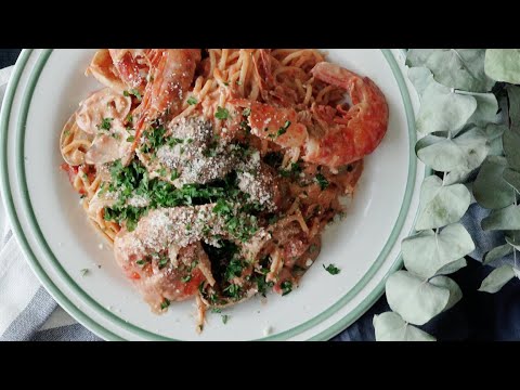 【海をまるごと】海クリームパスタ🌊