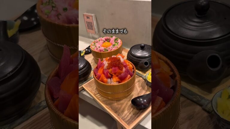 新宿グルメ！海鮮爆盛り！ごはんおかわり無料の豪快な丼が美味かった📍新宿西口小滝橋通り『スシモン新宿店』#新宿グルメ #新宿ランチ #PR