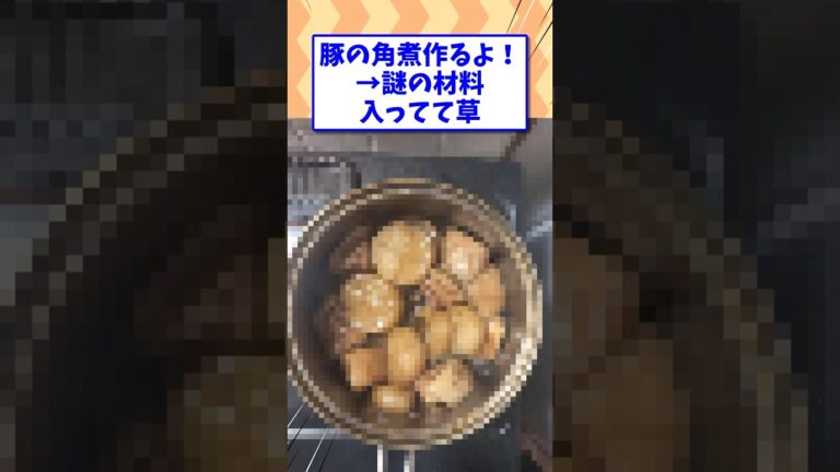 豚の角煮作るよ #shorts
