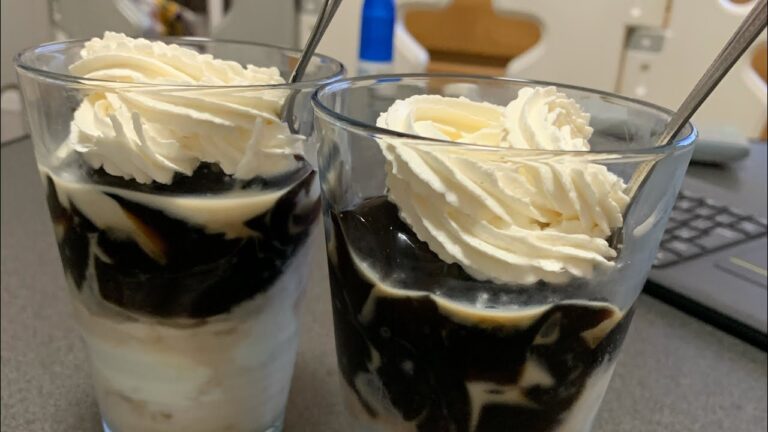 おうちで作れるコーヒーゼリーパフェ
