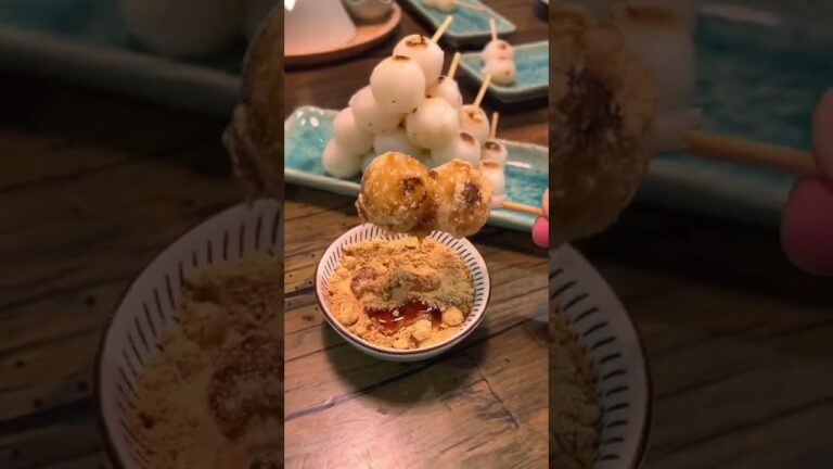 60分999円のお団子食べ放題！温かいみたらしタレ、黒ゴマソース、あんこ、黒蜜きな粉もおかわり自由🍡 #千葉グルメ