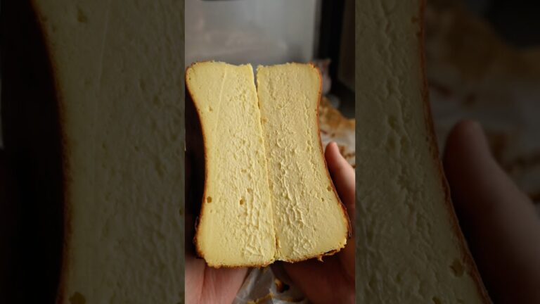 さつまいもバスクチーズケーキ作ったら美味過ぎた🍠ww #shorts