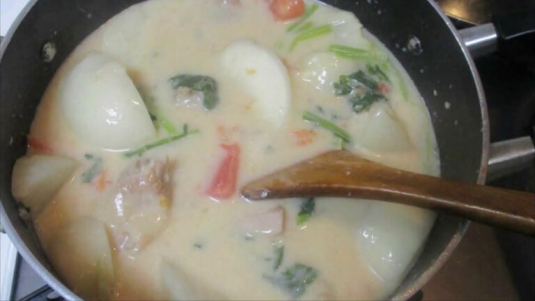 鶏肉と蕪のクリームシチュー：短縮版