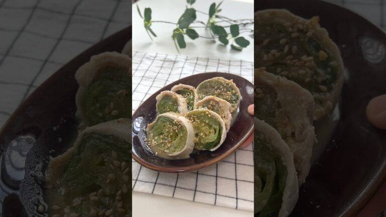 レンチン5分/豚レタス巻き