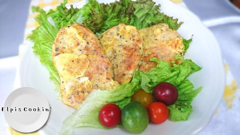 バジルとチーズ風味のポークピカタ【料理】