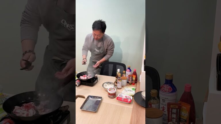 【美味？】社長に豚キムチを作らせたら、、、