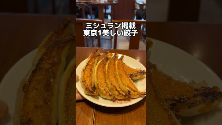 ミシュラン掲載　東京1美しい餃子