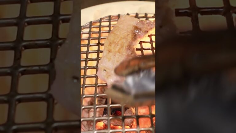 サムギョプサルがうますぎる【七輪】 #飯テロ #bbq #asmr