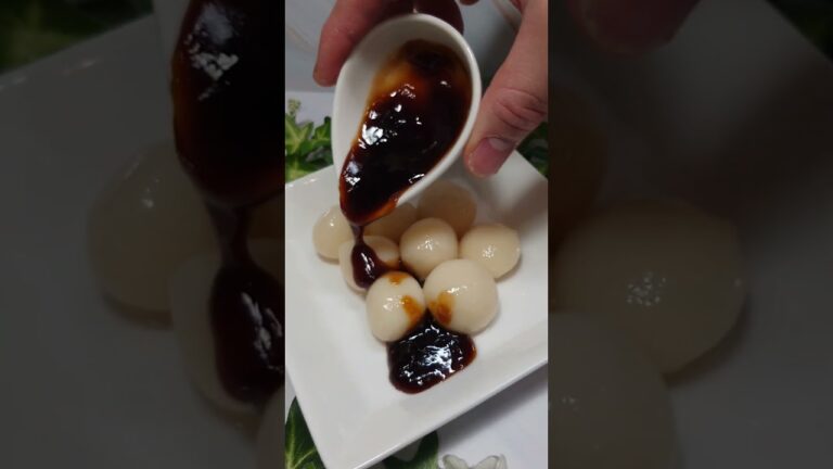 みたらし豆腐白玉　最後が本編