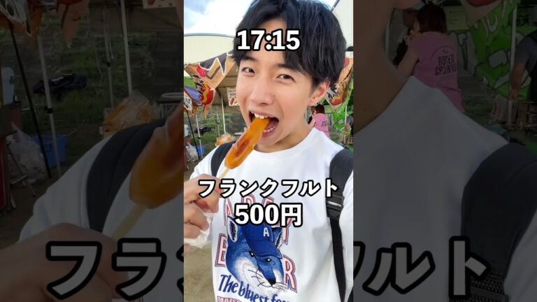 【ぼっち飯】夏祭りの屋台で1日ぼっち飯をする男。