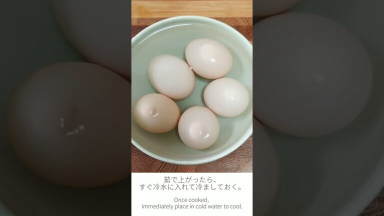 味つけ煮卵作ってみた　ラーメンに入れると超絶美味い！#shorts #煮卵 #ラーメン