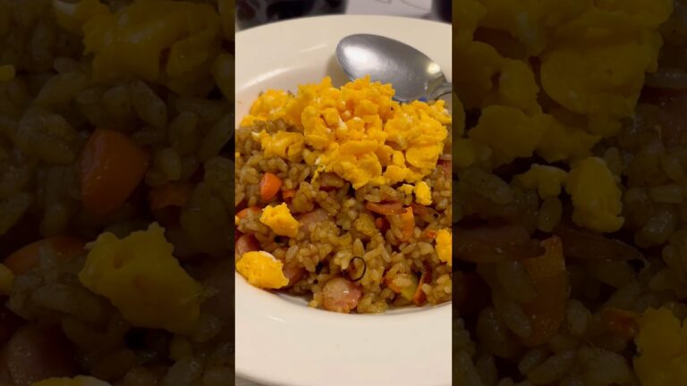 【10分で作る】カレーチャーハン#料理研究家 #おうちごはん #自炊 #cooking