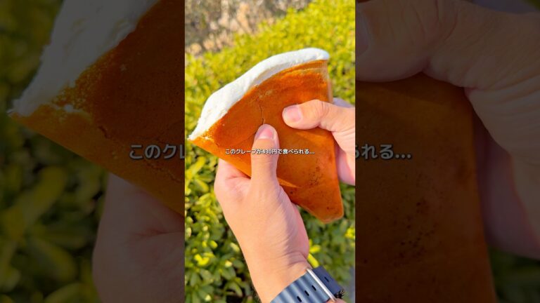 コスパ最強のパリパリクレープ #群馬グルメ #japanesefood #群馬県