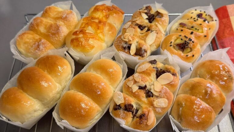 こね時間3分💖100均ミニパウンド型で⭐️ミニ食パン作ってみた！【元パン屋が作る👩🏻‍🍳】