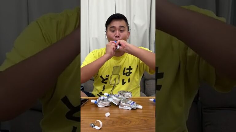 一瞬でinゼリーを飲む男現るwww　#shorts #フィッシャーズ #早食い