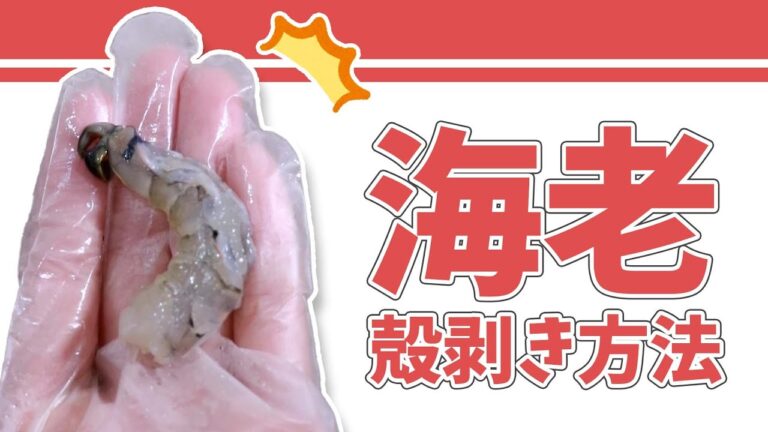 背ワタも簡単に取れる！エビの殻むき方法🦐 #Shorts