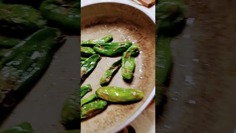 ししとうの塩焼き🍺😛