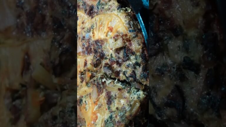 Plant-Based Frittata #breakfast #plantbased #frittata #recipe