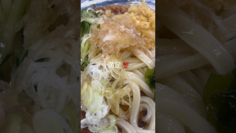 ふじえもん道の駅思川店😃冷やしたぬきうどん💯