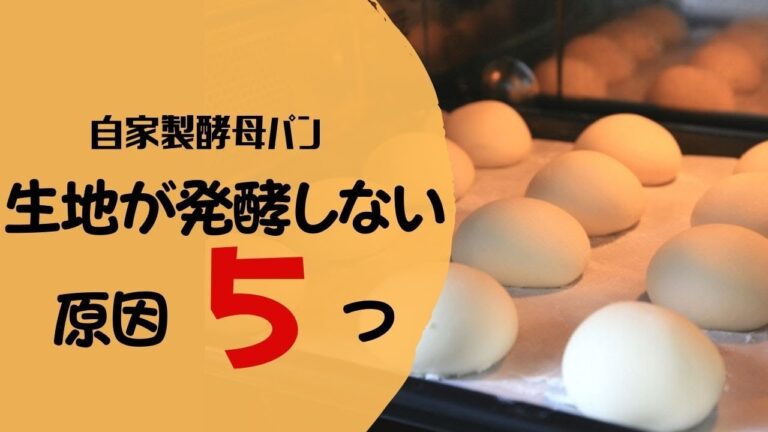 パン 発酵 しない – 自家製酵母のパン生地が発酵しない５つの原因　現役パン講師が丁寧に解説します　天然酵母パン教室ぱん蔵【東京/山梨】
