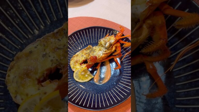伊勢海老のマヨネーズチーズ焼き#料理動画 #オーブン料理 #簡単レシピ #asmrfood