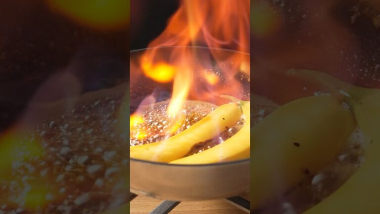 バナナを炎上させる海外の激ヤバスイーツ教えるぜ!! #バナナレシピ #スイーツ