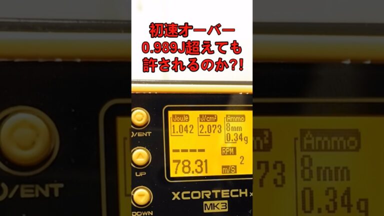 初速0.989Jを超えても許されるエアガン #toyguns #airsoft #shorts