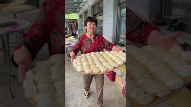 中国農村流の水餃子
