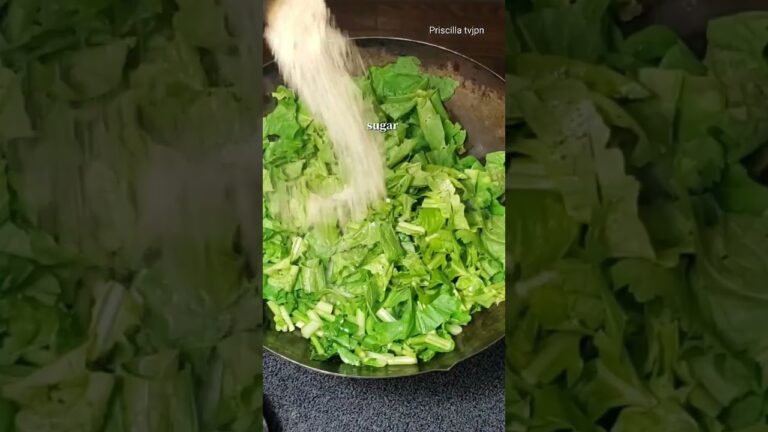 #shorts Sautéed Turnip leaves 蕪の葉の炒めもの