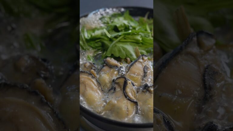 【牡蠣まみれ】春菊と牡蠣の味噌鍋が最高すぎる #料理