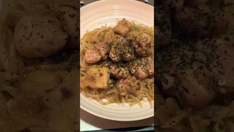 鶏肉もやし炒め