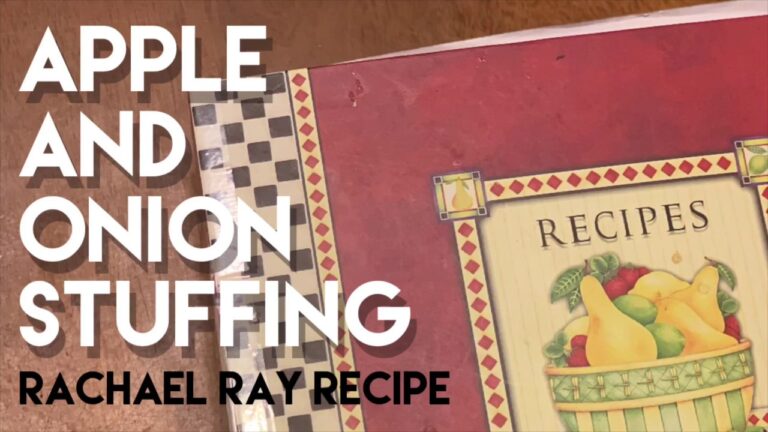 Easy Side Dish: Apple and Onion Stuffing Recipe - Rachael Ray