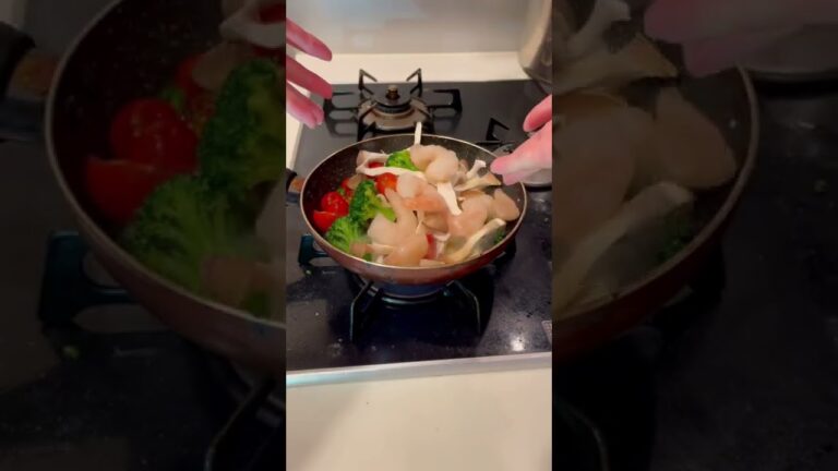 25kg痩せた時に食べてた海老のアヒージョっぽいやつ🥰