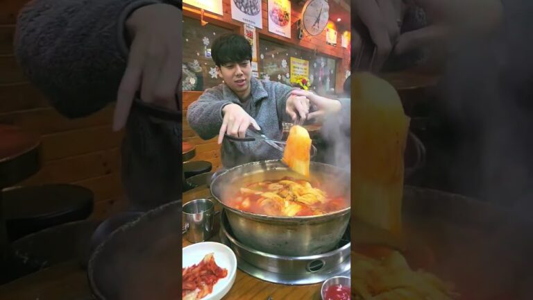 本場のキムチチゲコーチング🍲