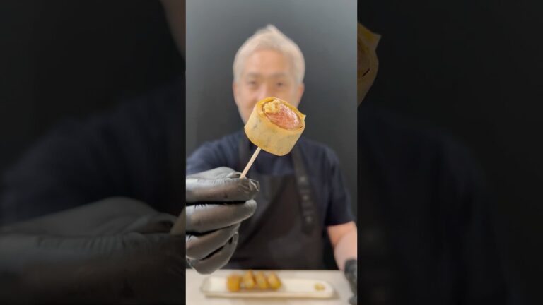 食感がクセになるウインナー春巻き /sausage spring roll #cookin #japaneseknife #料理 #包丁