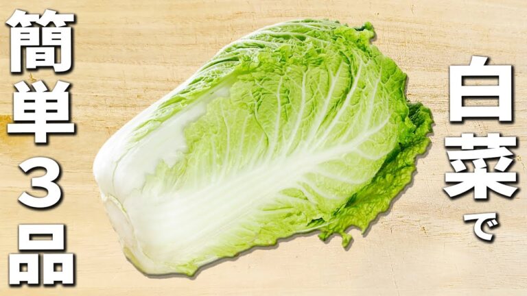 白菜で作る簡単レシピ3品　旬の野菜を使ったお手軽料理を紹介！作り置きも出来る冬を乗り切る人気な一品