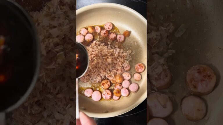 【ハマる人続出！ウインナーおかかチーズおにぎり】 #簡単レシピ #cooking #shorts