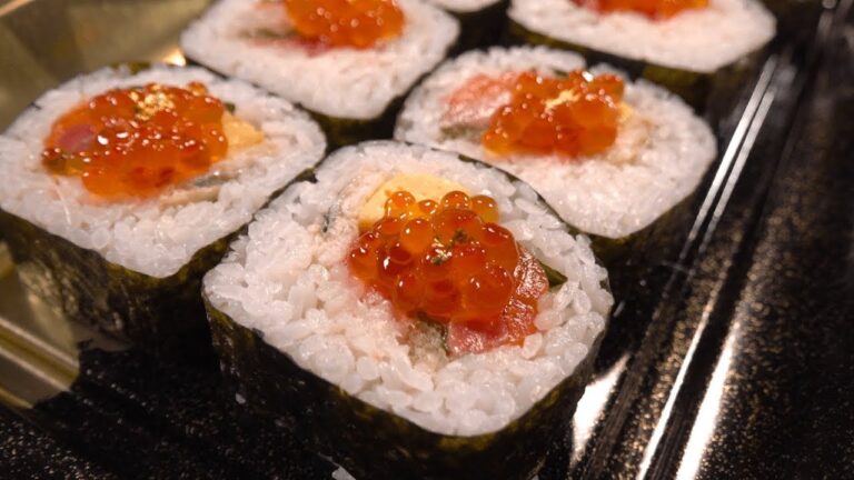 【海鮮太巻き 西日本】プロの寿司職人がボリューム満点な西日本の海鮮太巻き解説 how to make sushi roll