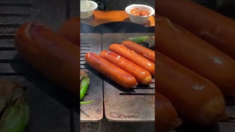 BBQ ソーセージ　究極のこねくり回し焼き