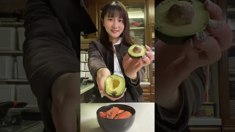 デートの前の日の夜ご飯❤️#shorts #サーモン