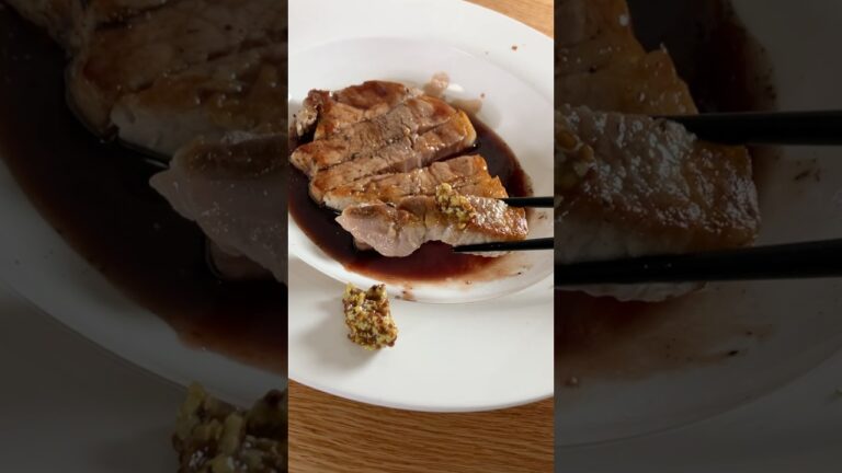 【簡単ステーキ】プロが教える絶品ポークステーキ #shorts