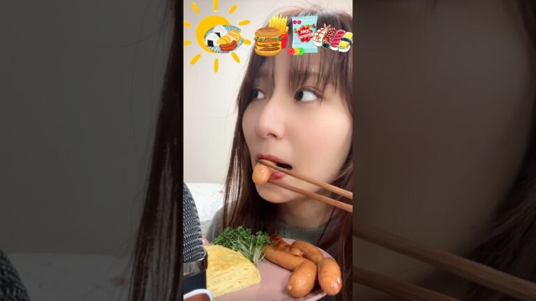 【1日の理想ご飯食べてみた🍚🍳】#asmr#ASMR#朝ごはん#春ご飯#夜ご飯#ルーティン#ご飯#お菓子#おやつ#休日の過ごし方#休日