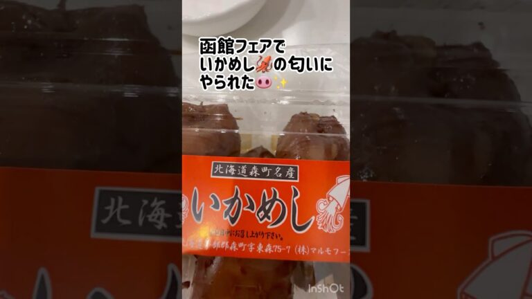 いかすぜ！いかめし🦑#北海道 #函館 #グルメ #short #shorts