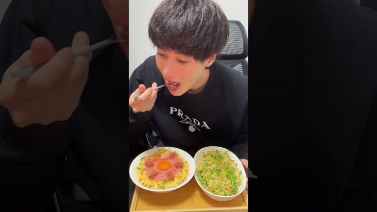 親友に大好きな卵かけご飯一升チャレンジさせてみたww