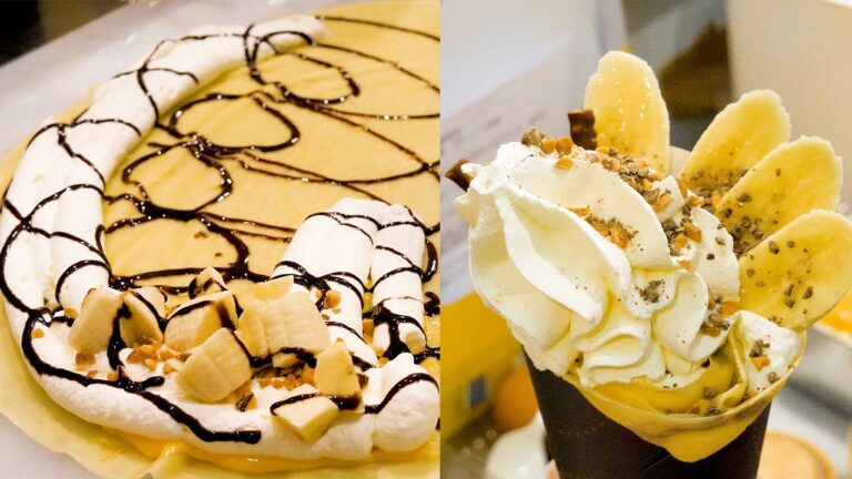 【初公開✨クレープ】🍦北海道産純正生クリームをたっぷり使ったソフトクリームみたいなクレープ🦄 [東京・北千住クレープ職人 | dessert crepes] Delicious fresh cream