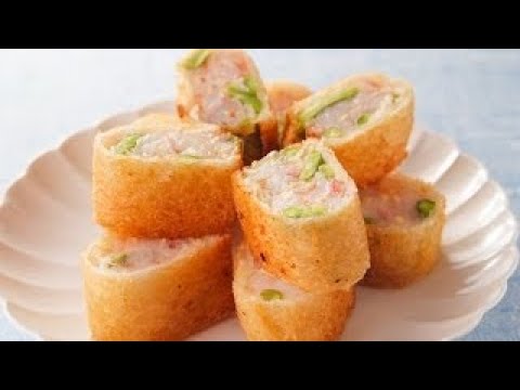 えびとたけのこの揚げパン のレシピ　|　料理サプリ
