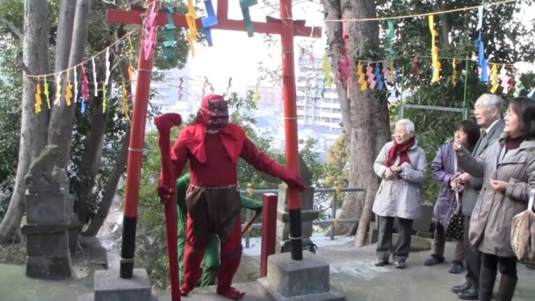 天空の稲荷ー西森稲荷節分祭 Nishimori Inari traditional end of winter festival