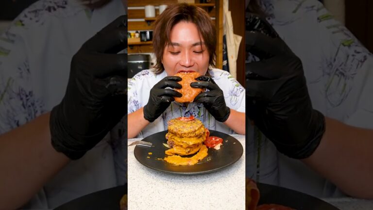 【裏メニュー】バーガーキングでトッピングMAXにすると異常なサイズでヤバい！#shorts