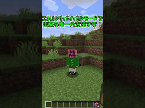 カボチャにエンチャントを付ける方法！？【マイクラ豆知識/解説/裏技】【ゆいとん/#ゆっくり実況 】#Shorts